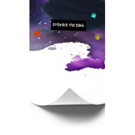 Celestial Black Cat Mystical Spirit Animal Cosmic Foto Afdruk