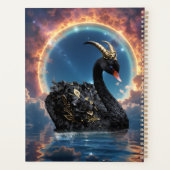 Celestial Black Swan Guardian of the Moonfire Veil Planner (Achterkant)