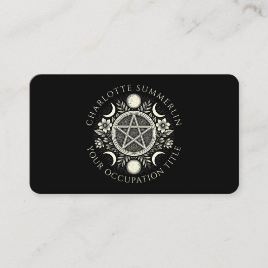 Celestial Black Visitekaartje (Voorkant)