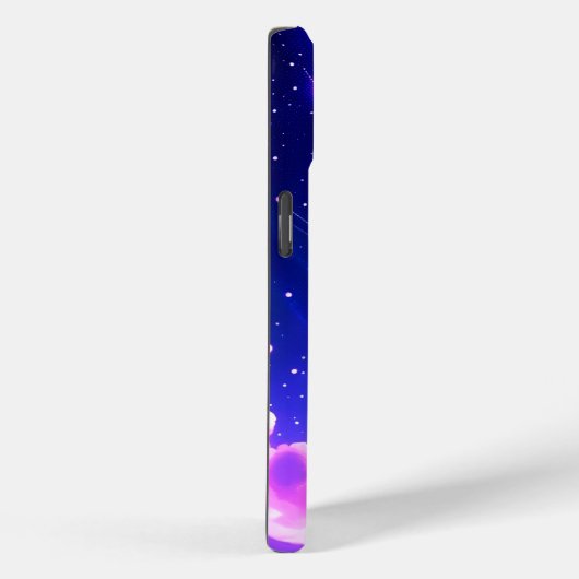 Celestial Blauw en Roze Galaxy Custom Case-Mate iPhone Case (Achterkant / Rechts)