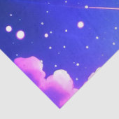 Celestial Blauw en Roze Galaxy Verjaardag Gift Wra Tissuepapier (Detail)
