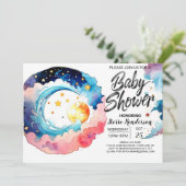 Celestial Bliss Baby shower Kaart (Staand voorkant)