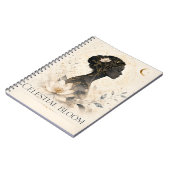 Celestial Bloom Bloemrijke Fantasie Notitieboek (Linkerzijde)