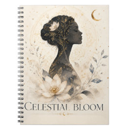 Celestial Bloom Bloemrijke Fantasie Notitieboek