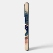 Celestial Bloom - Mystic Floral Moon Art Case-Mate iPhone Case (Achterkant / Links)