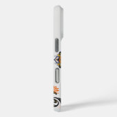 Celestial Bloom - Zwart-wit Mandala Case-Mate iPhone Case (Achterkant / Rechts)