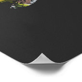 Celestial Blooming Crown of Thorns 3D Papercut Poster (Hoek)