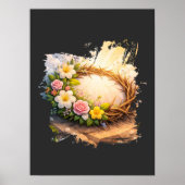 Celestial Blooming Crown of Thorns 3D Papercut Poster (Voorkant)