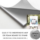 Celestial Blooms, Floral Wedding Welcome Sign. Poster