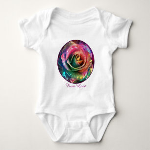 Celestial Blossom: Buitenaards Roos Romper