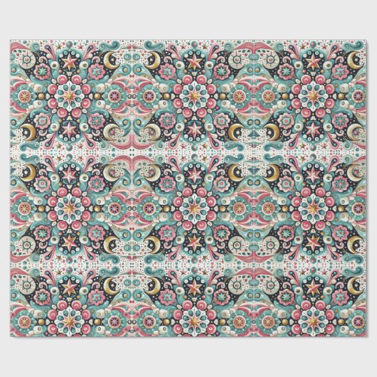 "Celestial Blossom" inpakpapier (Vlak)