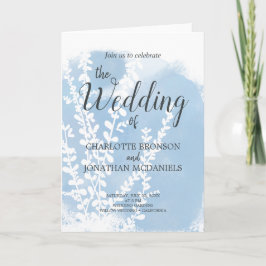 Celestial Blue Botanical Waterverf Wash Weddenscha