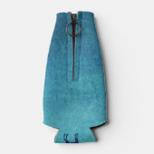 Celestial Blue Moose Silhouette Flesjeskoeler (Achterkant)