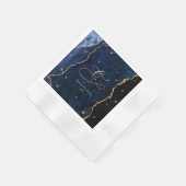  Celestial Blue Quinceanera Midnight Stars Moon  Servet (Hoek)