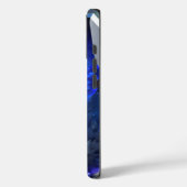Celestial Blue Sapphire Dreams Abstract Crystal Case-Mate iPhone Case (Achterkant / Links)