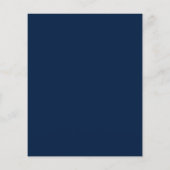 Celestial Blue Save The Date Verjaardag Quinceaner (Achterkant)