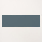 Celestial Blue Specialized Modern Retro Floral Yogamat (Achterkant (horizontaal))