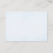 Celestial Blue Star Diaper Raffle Baby shower Informatiekaartje (Achterkant)