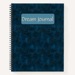 Celestial Blue & White Sterrennacht Dream Journal Notitieboek