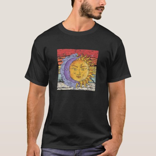 Celestial Bodies Galaxy Sun Moon Astronomy - Tropi T-shirt (Voorkant)