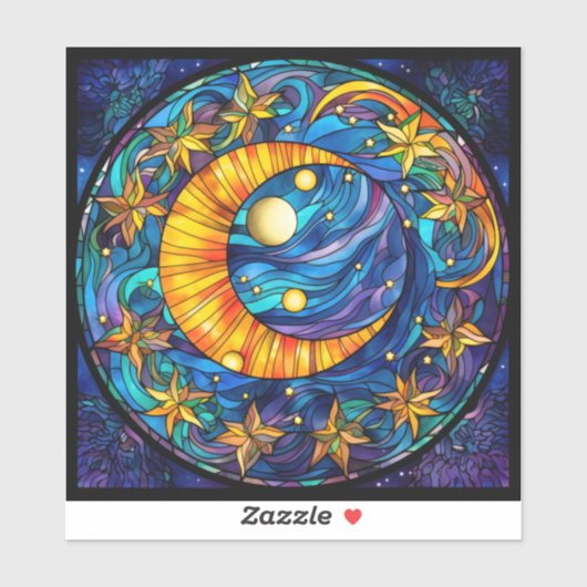 Celestial Bodies Vinyl Sticker (Vel)