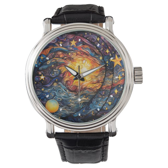 Celestial Bodies Watch Horloge (Voorkant)