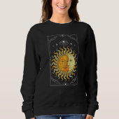 Celestial Body Boho Sun Moon Astronomy Universe As Trui (Voorkant)