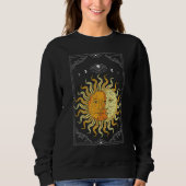 Celestial Body Boho Sun Moon Astronomy Universe As Trui (Voorkant)