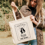 Celestial Boho Bachelorette Bride Babe Tarot Kaart Tote Bag<br><div class="desc">Ben je op zoek naar een uniek en speciaal cadeau voor je bruidsmeisjes? Bekijk onze hemelse boho bachelorette bride babe tarot card gepersonaliseerde canvas tas! Deze canvas tas is perfect voor de bruid die op haar vrijgezellenweekeinde zal staan. Deze tas is perfect voor elke bruidsmeisje op uw lijst en kan...</div>