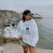 Celestial Boho Bachelorette Bride Babe Tarot Kaart Trui