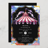 Celestial Boho Circus Verjaardag Kaart (Voorkant / Achterkant)