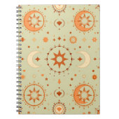 Celestial Boho Journal | Zon & Maan voor Journalin Notitieboek (Voorkant)