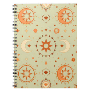 Celestial Boho Journal   Zon & Maan voor Journalin Notitieboek