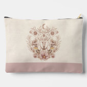Celestial Boho Moth Paddenstoelen Monogram Naam Etui (Achterkant)