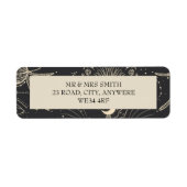 Celestial Boho Return Address Label (Voorkant)