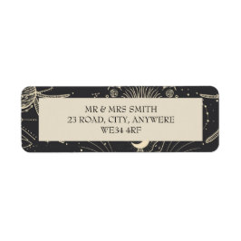 Celestial Boho Return Address Label