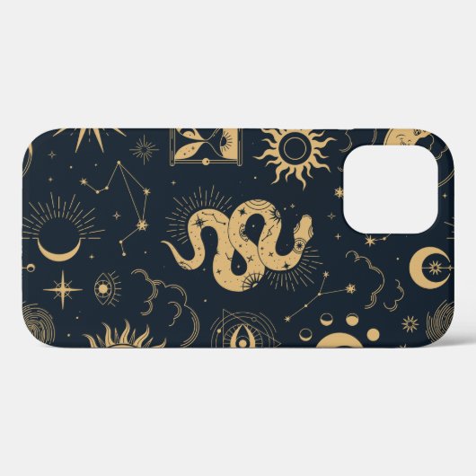 Celestial boho seamless pattern Case-Mate iPhone case (Achterkant (horizontaal))