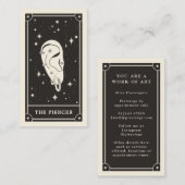 Celestial Boho Tarot piercer visitekaartje (Voorkant / Achterkant)