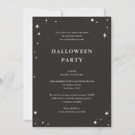 Celestial Boho Tarot Star Black Halloween Kaart