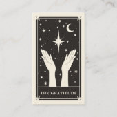 Celestial Boho Tarot Wedding Bedankt Informatiekaartje (Voorkant)