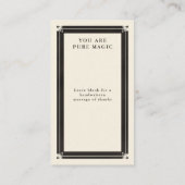 Celestial Boho Tarot Wedding blanco Hartelijk dank Informatiekaartje (Achterkant)