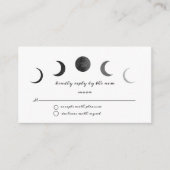 Celestial Boho Wedding Invitation Enclosure Kaart (Voorkant)