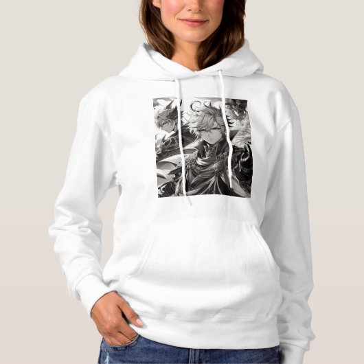 Celestial Bonds: De Goddelijke Omhelzing Hoodie (Voorkant)
