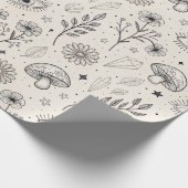 Celestial Botanical Pattern (3) Cadeaupapier (Hoek)