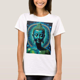 Celestial Buddha Cosmic Spiritueel Art T-shirt