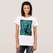 Celestial Buddha Cosmic Spiritueel Art T-shirt (Voorkant volledig)