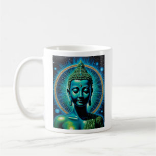 Celestial Buddha Cosmic Spiritueel Art T-shirt Koffiemok