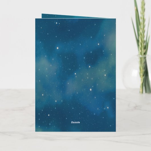 Celestial Bull Symbool Fantasy Stier Teken Verjaar Kaart (Achterkant)