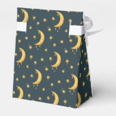 Celestial Bumblebee Moon Honey Baby shower Bedankdoosjes (Achterkant)