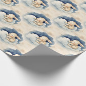 Celestial Bunny Boys verjaardag Cadeaupapier (Hoek)